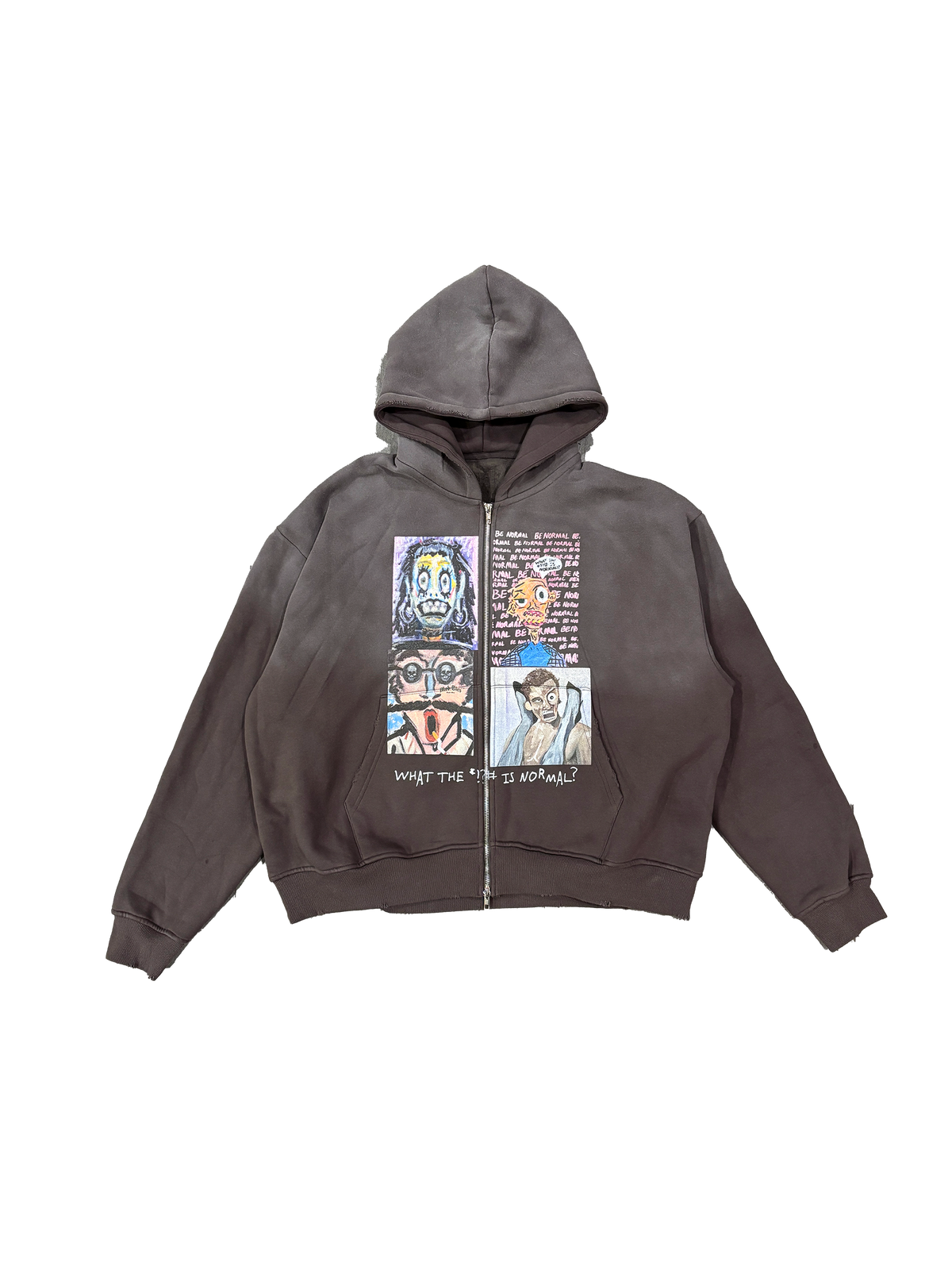 WHAT IS NORMAL ZIP-UP HOODIE