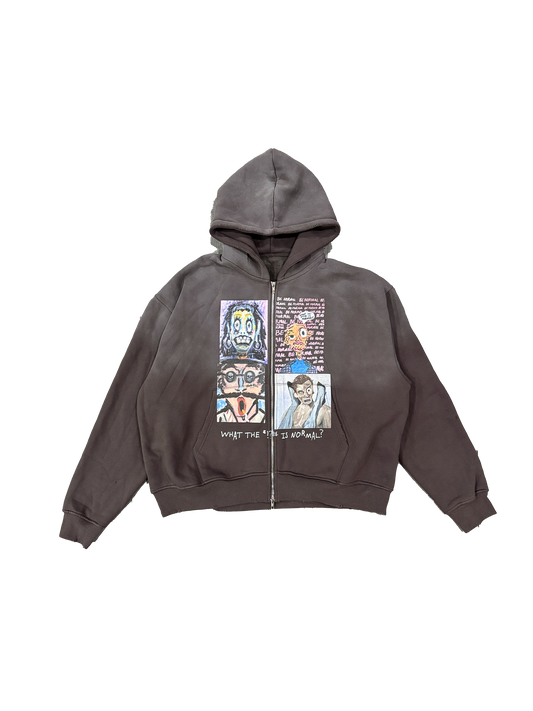 WHAT IS NORMAL ZIP-UP HOODIE