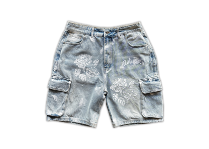 HANDPAINTED CARGO DENIM