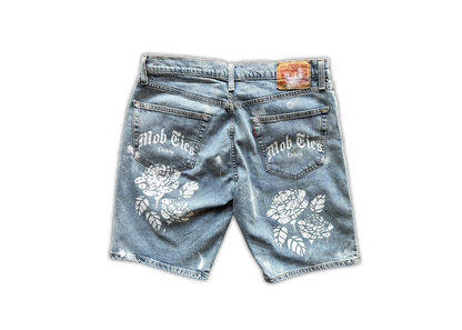 HAND PAINTED FLOWER DENIM (LEVI)